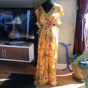 ASOS Floral Hi-Lo Dress